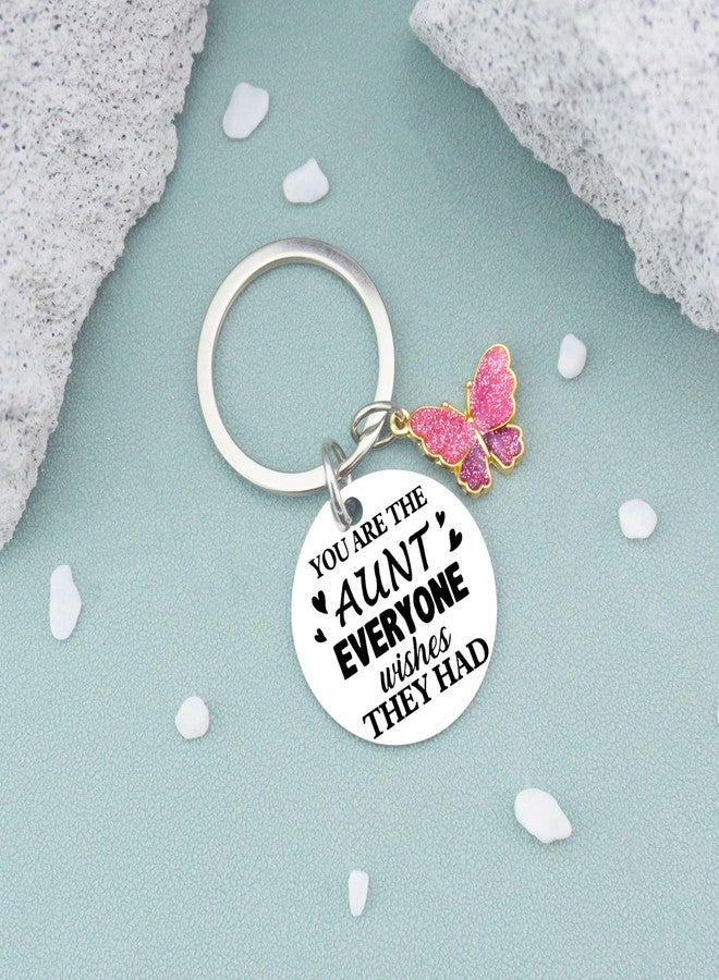 AOBIURV Aunt Gifts Cute Keychain For Aunt Best Auntie Ever Gifts Aunts Presents From Niece Nephew Mothers Day Christmas Birthday GIft For Aunts GIfts Keyring - Image 5